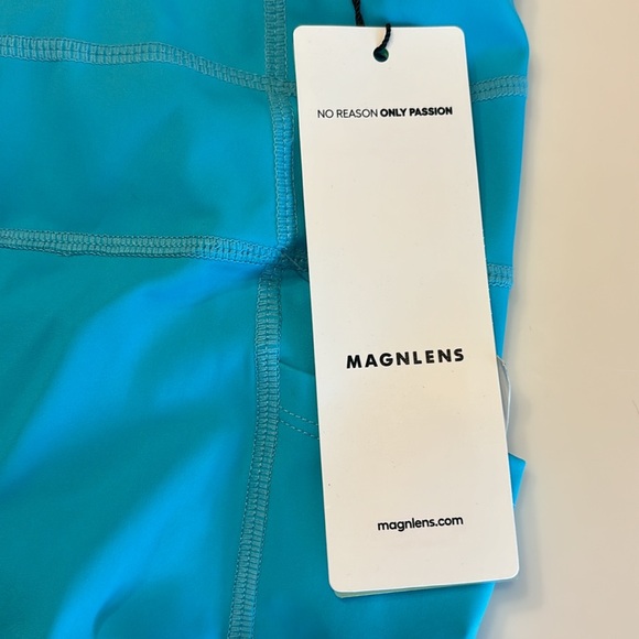 MAGLENS aqua colored athletic tights S urban outfitters - Picture 3 of 6
